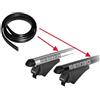 OTOTOP KIT PROFILI IN GOMMA ANTIVENTO ANTIRUMORE SUPERIORE PER BARRE TIGER