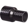 Silicone Hose UK Tubo connettore con riduttore dritto, in silicone rinforzato, per l'aria o l'acqua, diametro interno: 48 mm > 30 mm, colore: nero