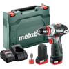 metabo PowerMaxx BS 12 BL Q - Trapano avvitatore a batteria da 12 V, senza spazzole, mandrino a serraggio rapido, compatto e potente per il fai da te e i professionisti, include porta punte, 2