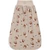 Miracle Baby Sacco nanna da 0,5 Tog, con elastico in vita, sacco fasciatoio, in cotone, pagliaccetto per bambini da 0 a 6 mesi (albicocche)
