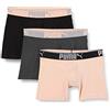 Puma Uomo Lifestyle Sueded Cotton Men's Boxers (3 Pack) Boxer Not Applicable, Acqua di Rose, M