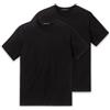 Schiesser - Canottiera, Manica Corta, Pacco da 2, Uomo, Nero (Schwarz (000-schwarz)), 3XL