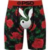 PSD Boxer Playboy - Slither Boxer Uomo Boxer| 7 Cavallo | Borsa Micromesh| Allungamento In Quattro Direzioni, Playboy - Slither, M