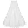 AYBUY Sottogonna Anni '50, Petticoat Underskirt Retro Vintage Swing, Sottogonna Donna Tulle, Sottoveste Donna Vintage adatte per carnevale, Halloween e feste a tema (Nero
