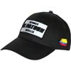 SKR Berretto Plata o Plomo Nero Patch Reflect Argento Colombia Baseball - Taglia: Taglia Unica - Colore: Nero - Misto, Nero , taglia unica
