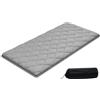 VEVOR Materasso Futon Giapponese da 2032 x 991 x 63,5 mm, Tatami Pieghevole Misura Letto Singolo, con Borsa Portaoggetti e Accessori di Montaggio, Materassino a 9 Strati per Meditazione Yoga, Grigio