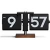 mooas Classic Modern Wood Big Flip Clock (nero)