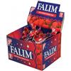 Trinovi.com Trinovi Falim - Gomma da masticare senza zucchero, aroma fragola, confezione da 100 pezzi, gusto rinfrescante, freschezza a lunga durata, Sugarless Plain Chewing Gum with Strawberry Flavour in scatola