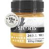 Steens Miele di Manuka - MGO 263+ - Puro Miele Manuka grezzo 100% certificato UMF 10+ - Invasettato e sigillato in Nuova Zelanda - Manuka Honey - 225 g
