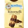 Mulino Bianco Biscotti Frollini Ritornelli con Cacao e Mandorle, 700 g