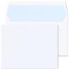 RAYLU PAPER - Confezione di buste bianche in carta con chiusura autoadesiva per l'invio di documenti e lettere, facile da sigillare, 90 g/m² di spessore (quartilla,10 unità)
