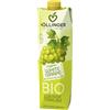 Höllinger Uva Bianca Bio 1000 ml, 100% spremuta direttamente, senza zuccheri aggiunti, da agricoltura biologica, vegan