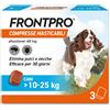 Frontpro Frontline FRONTPRO compresse masticabili per cani 10-25 kg - Set %: 6 compresse (68 mg)