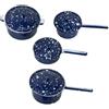 BESPORTBLE 4pezzi Mini Pentola Per Stufato Per Casa Delle Bambole in Miniatura Pentola Padella Cucina Cibo Pentole Accessori Per Casa Delle Bambole Decorativo Simulazione Educativo