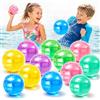 Sternstunde 12 Pezzi Gavettoni Riutilizzabili, Palloncini d'Acqua Auto-Riempimento Rapido in Silicone, Sicuri ed Ecologici per Bambini e Adulti, Giochi d'Acqua Estivi Piscina Spiaggia Giardino
