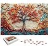 ADCCAT Puzzle 3000 Pezzi Albero della Vita, Puzzle Magia in Legno per Adulti, Misura: 122x80 cm, Puzzles 3000 Pezzi per Adulti, Giochi Educativo per Famiglie, Puzzles per Decorazioni Casa, Regalo, -5165