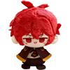 TOPLITHE Genshin Peluche, 12CM Peluche Anime Simpatico Portachiavi Con Bambola Di Pezza Impact Morbida Figura Di Carcoon for Il Regalo Dei Fan(Diluc)