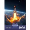 sinyumoney Puzzle Per Adolescenti 1000 Pezzi Space Shuttle Launch Puzzle Per Adulti Gioco Rompicapo Corsa Di Velocità Delle Mani Attività Divertenti A Casa 52x38cm/1000pcs