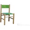 Borgione Sedia in Legno Blu per Bambini Scuola Infanzia cm 33x32x30/60 h (h Seduta/h Schienale)