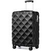 British Traveller Beauty Case 31x25x17,2cm Valigia Trolley Rigida Leggero Borsa da Toilette (13pollici, Blu/Marrone)
