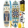 Yaska SUP Gonfiabile Adulti con Tutti gli Accessori e Portabicchiere,335cm Stand up Paddle Gonfiabile per Tutti i Livelli di Abilità,Paddle Board con Capacità di 200kg per 2 Persone