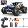 Womaqu Macchina Telecomandata Professionale Brushless 1:14 per Adulti, RC Car 4WD Elettrica 68 km/h con Ammortizzatori a Olio, 2 Batterie 1500mAh, Macchina Radiocomandata Compatibile con 3S