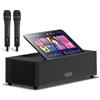 Generic Macchina per karaoke con touch screen, lettore multimediale portatile, 2 microfoni wireless, amplificatore di potenza, controllo vocale intelligente AI