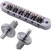 DIAO79NI Tune-O-Matic - Ponte a rullo con borchie di ricambio per Les Paul/SG/ES-335 (cromato)