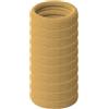 Specora - Classic elastici per capelli senza cuciture, beige ockker - confezione da 10 - 4 cm - senza cuciture, elastici e delicati sui capelli