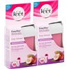 VEET 2x Veet EasyWax Ricarica per Roll-On Elettrico con Easy Gelwax Technology per Tutti i Tipi di Pelle - 2 Ricariche da 50ml ognuna