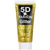 AYBUY Glitter Corpo Gel, 25ml Gel Glitter Viso, Make up gel, Viso, Capelli, Unghie, Occhi, Labbra, Chunky Brillantini per capeli Decorazione per Musica, Festival, in Maschera(Giallo Dorato)