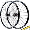 ZXGSXIOU Ruote per mountain bike 26/27,5/29 pollici, freni a disco, 32 fori, cerchi in lega a doppia parete, 2 anteriori, 4 posteriori, cuscinetti, perno passante 15 * 110 mm/12 148 mm