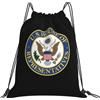 Generic Zaino con Coulisse Sealife of The United States House of Representatives Sacca da Palestra Pieghevole Sportiva Zainetto Resistente Borsa con Coulisse per Viaggi Spiaggia Scuola
