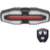 Générique Fanale Posteriore - Lampeggiante Bici | Illuminazione Posteriore con Telecomando senza Fili, Allarme Antifurto ABS Intelligente 105g Impermeabile Luce Giallo USB Veloce, Sicurezza