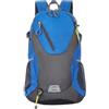 Generico 1 Zaino da Trekking Capiente con Effetto Notturno, Leggero in Tessuto Oxford, Spallacci Regolabili e Imbottiti, per Viaggi Escursioni Campeggio Scuola (blue)