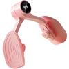 Generisch Attrezzo per esercizi per cosce da donna, per pavimento pelvico, con pannelli ovali ergonomici, per yoga, pilates, gambe, 21,5 x 11 cm