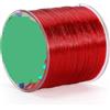 WENYAZIGUO Lenza da pesca, Lenza da pesca in nylon 500 m, dimensioni multiple, multicolore, 7-38 libbre, for acqua dolce salata(Red,6.0-0.40mm-30LB)
