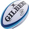 Gilbert Pallone da rugby Atom [ciascuno] - Blu - Taglia 5 - Conforme alle specifiche del World Rugby