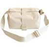 Generico Zaino a tracolla unisex casual per lavoro palestra viaggi resistente e leggero con più tasche (White One Size)
