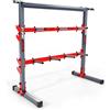 K-Sport: Supporto per pesi per tutti i dischi pesi, portata fino a 250 kg, con 7 barre di carico