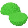 Alomejor Mezza Palla da Yoga, 2 Balance Pods Apparecchio per il Fitness Fisico per L'allenamento della Forza del Core, con Funzione di Massaggio per Migliorare la Circolazione Sanguigna, (GREEN)