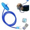 Générique Snorkel Adulto | Respiratore Secco Integrale - Tuba Respiro con Tappi Orecchie E Pinze Naso, per Spiaggia Piscina Lago Fiume Allenamento Sub-in Lunghezza