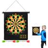 Genérico Bersaglio magnetico per freccette per bambini, gioco per interni/esterni, set di freccette per interni ed esterni, per bambini, doppio lato