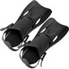 Uonlytech Pinne da Estiva per Facili Togliere Allenamento Festa e in Nuoto Snorkeling Nere Plastica Leggere Regolabile 39-43 per Uomo e Donna
