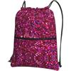 Generic Sportiva Sacche Glitter Pattern Print Borsa con Coulisse Pieghevole Zaino Casual Durevole per Sport Viaggio