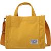 Generico Borsa a tracolla piccola e piccola in poliestere da ragazza in poliestere Borsa a tracolla portatile con una spalla e coulisse alla coreana (Yellow One Size)