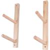 AKDJGFP Supporto Per Tappetino Da Yoga A Parete Suitable For Solid Wood Yoga Mat Rack Foam Massage Roller Wall Shelf Storage Mounted Wooden Organizer Stand(4 floors high 73cm)