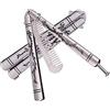 XBC Tech 1pcs Dragon Totem In Acciaio Inox Pratica Farfalla Coltello Trainer e Pettine Coltello Trainer