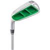 MAZEL Cuneo per pitch e cippatore da golf, mano destra, 35, 45, 55 gradi, disponibile per uomini e donne, migliora il tuo gioco corto (sinistra, acciaio inossidabile (testa verde), regolare, 55)