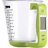 Peosaard Bilancia per tazza del volume, strumento di misurazione elettronico da cucina Caraffa graduata digitale multifunzione Pesatura della temperatura della cucina Bilancia per tazza del volume con display